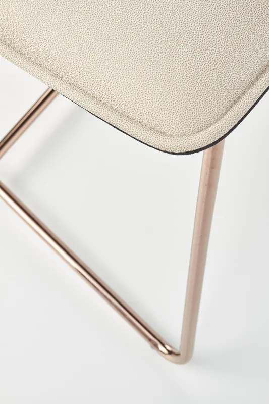Eleganckie krzesło na stalowych nóżkach do jadalni K-390