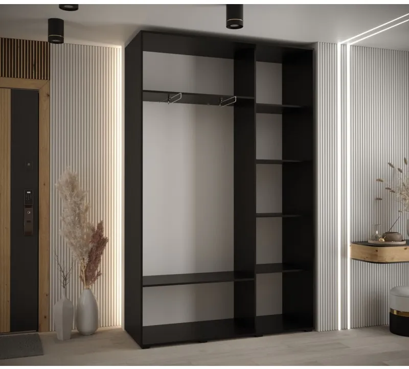 Posuvná skříň se zrcadlem Cannes 5 150 45 cm hloubka