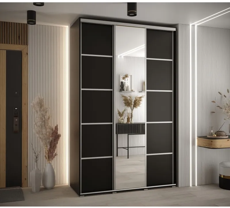 Posuvná skříň se zrcadlem Cannes 5 150 45 cm hloubka