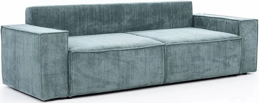 Sofa Flabio z funkcją spania typu DL i pojemnikiem na pościel