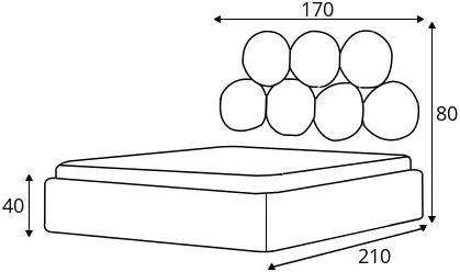 Łóżko 160 Ball