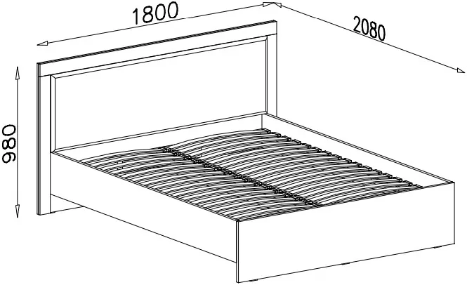 Łóżko Smart 160x200
