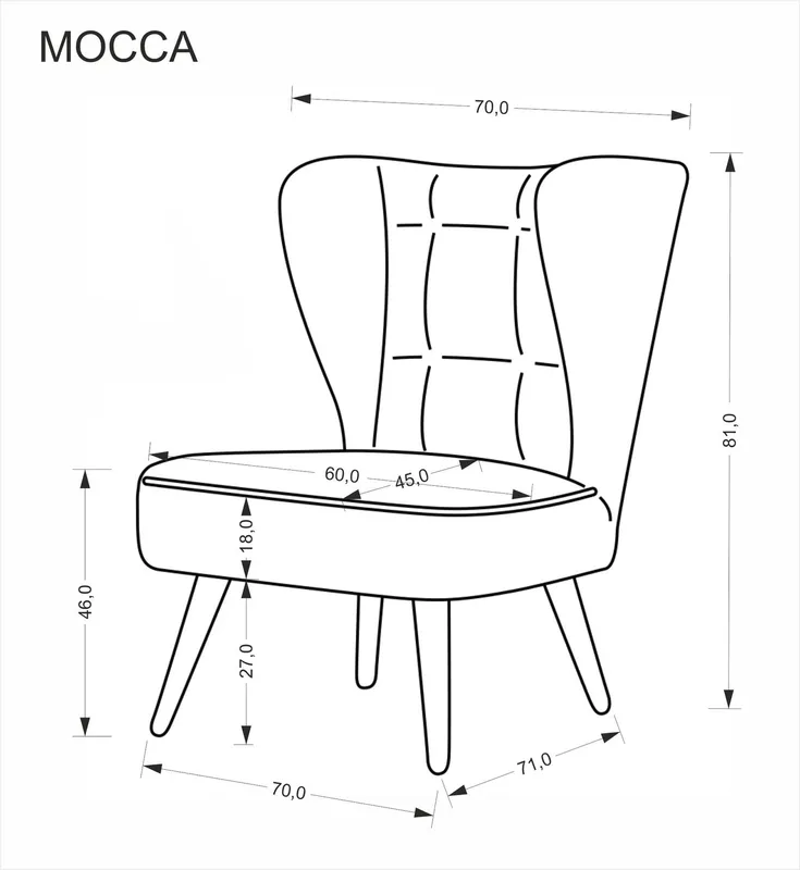 Křeslo Mocca