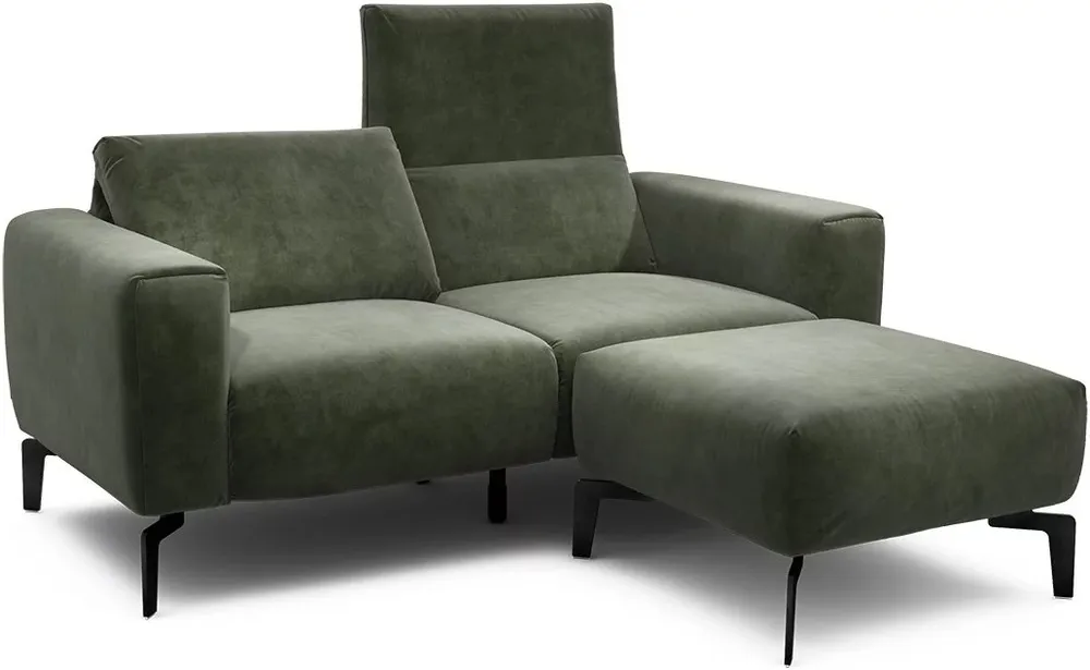 Sofa 2-osobowa z pufą Cosy