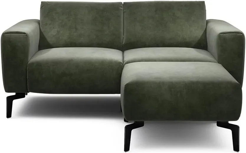 Sofa 2-osobowa z pufą Cosy