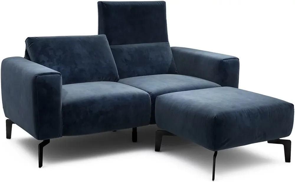 Rozkládací pohovka dvoumístná s taburetem Cosy