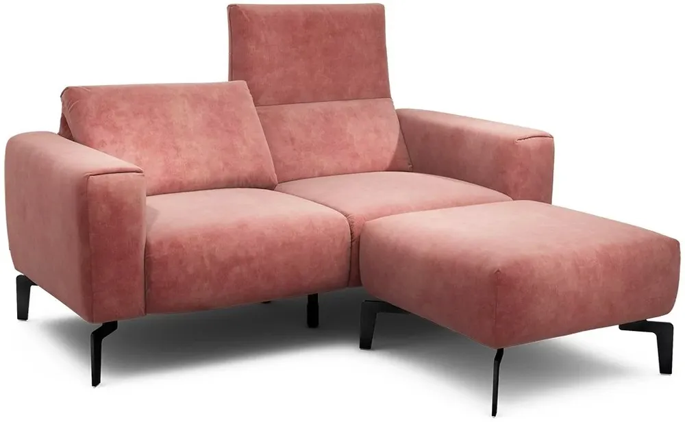 Rozkládací pohovka dvoumístná s taburetem Cosy
