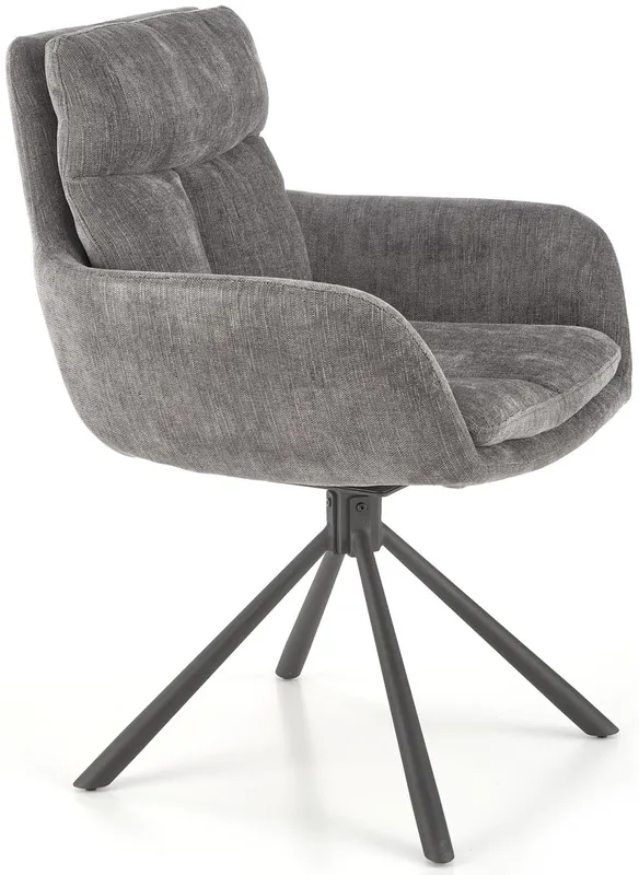 Šedá židle K-495