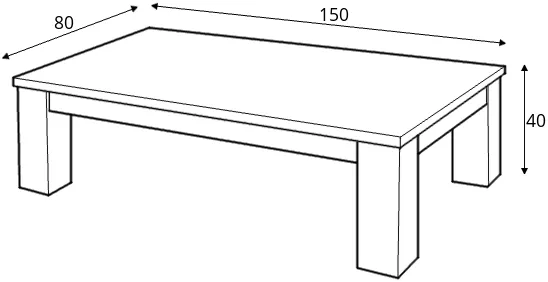 Ława JBF 150 x 80