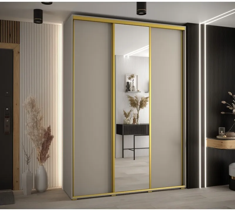 Posuvná skříň se zrcadlem Dakota 3 170 60 hloubky