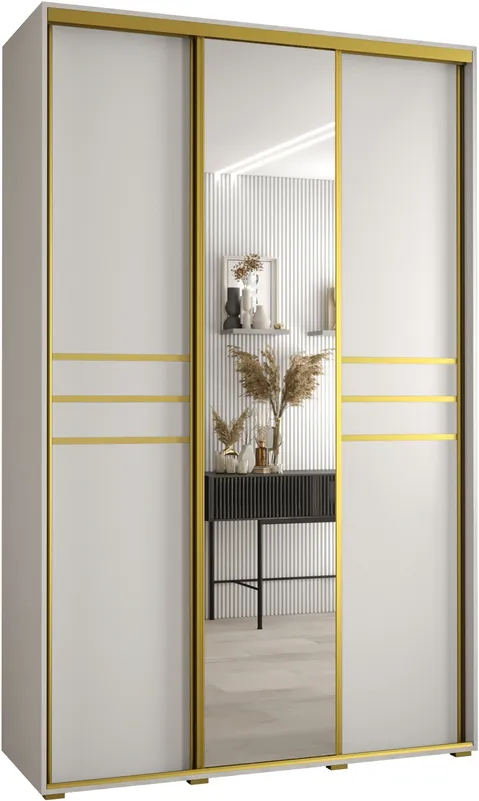 Šatní skříň s posuvnými dveřmi se zrcadlem Davos 11 160 60