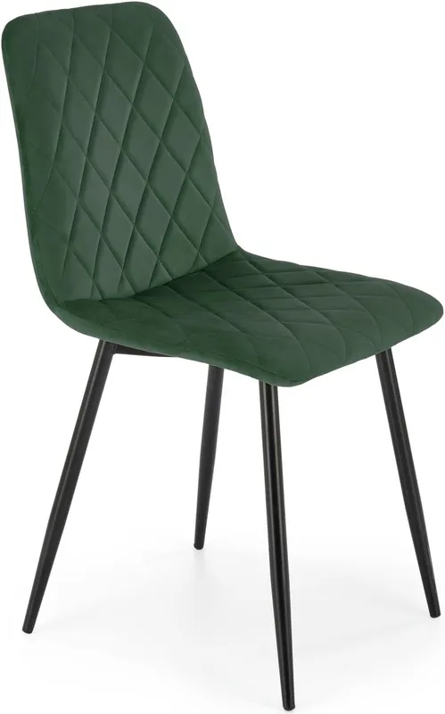 Krzesło K525 ciemny zielony / czarny