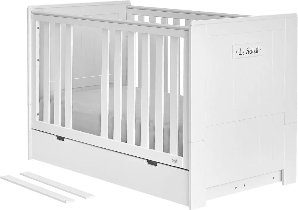 Łóżeczko Blanco 140x70 Marsylia MDF