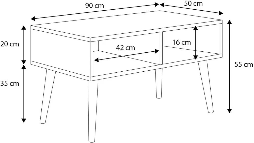 Stolik Sana 90x50