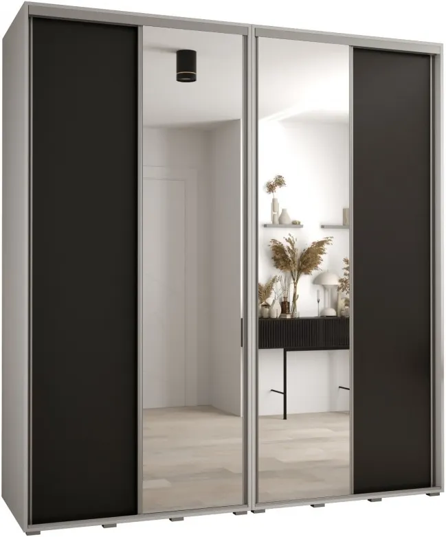Szafa przesuwna z lustrem wysoka Davos 3 220 głębokość 60 cm