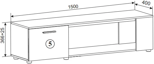 Szafka RTV Maze I