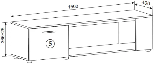 TV stolík Maze I