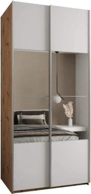 Szafa przesuwna z lustrem Lux 4 120