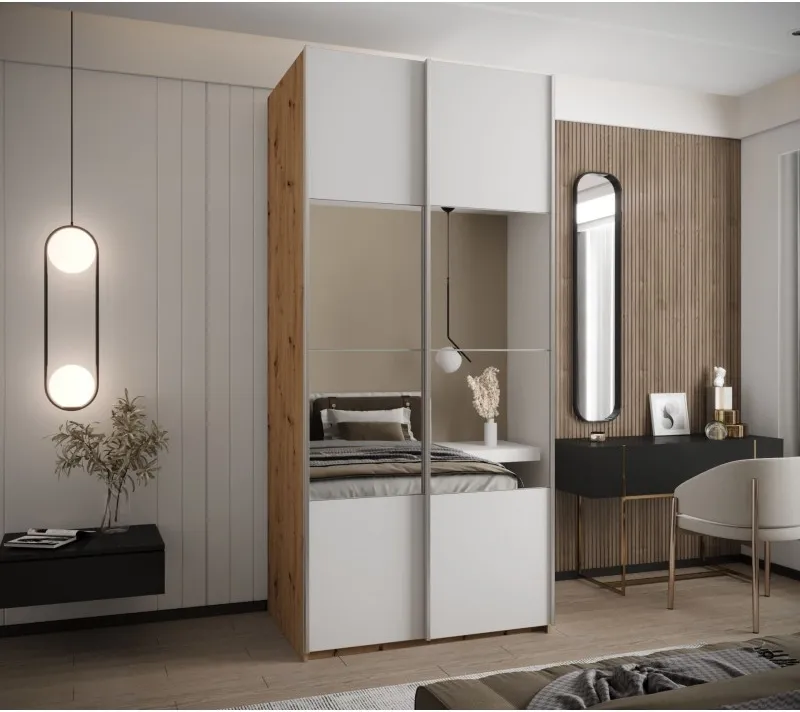 Szafa przesuwna z lustrem Lux 4 120
