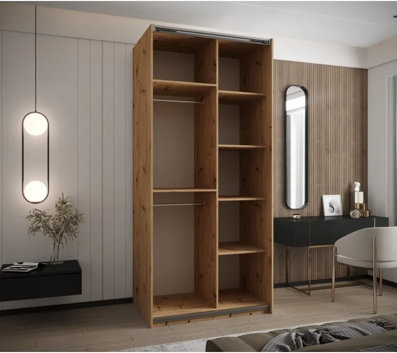 Szafa przesuwna z lustrem Lux 4 120