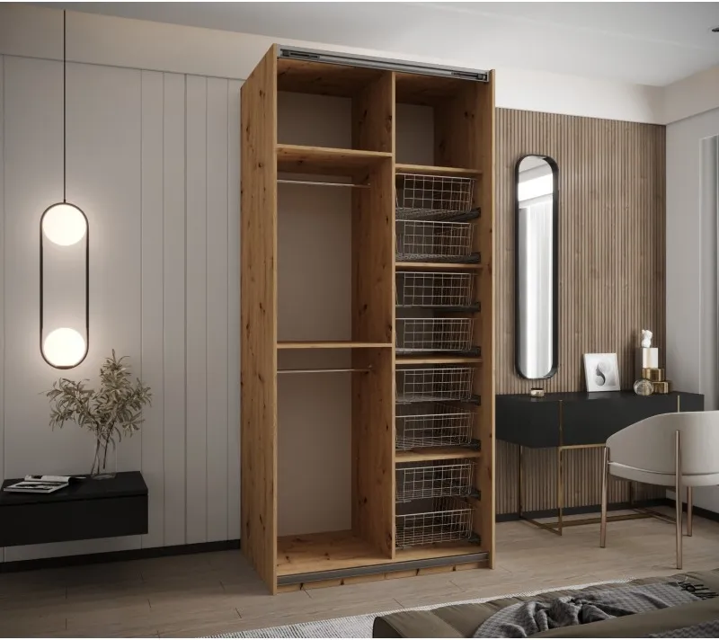 Szafa przesuwna z lustrem Lux 4 120