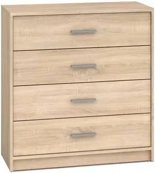 Komoda se 4 zásuvkami Nepo Plus