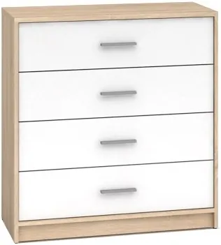 Komoda se 4 zásuvkami Nepo Plus