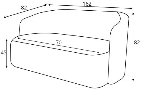 Sofa 2-osobowa Soft Laroc