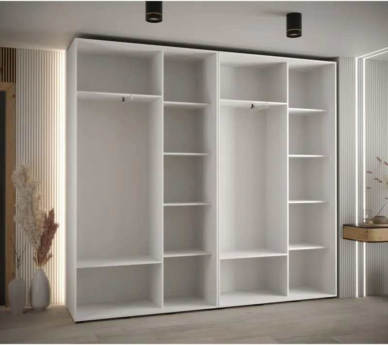Szafa przesuwna z lustrem Davos 5 250 45 cm głębokości