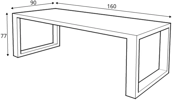 Stůl Window 160 x 90