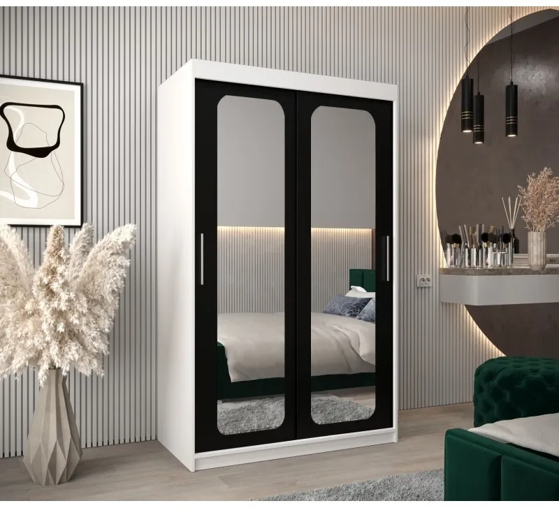 Skriňa s posuvnými dverami so zrkadlom Promo T3 120