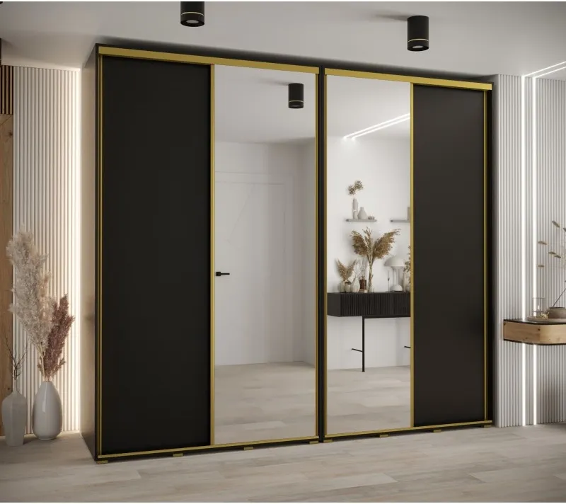 Szafa przesuwna z lustrem wysoka Davos 3 270 głębokość 60 cm