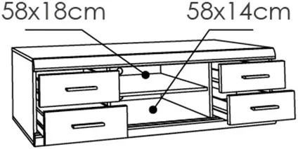 Szafka RTV Imperial