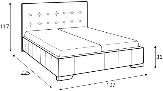 Łóżko 80209 D (90x200)