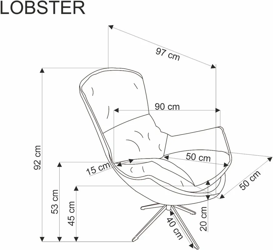 Fotel Lobster