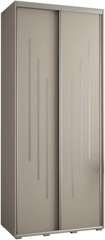 Szafa przesuwna wysoka Dakota 8 120 głębokość 45 cm wysokość 235,2 cm