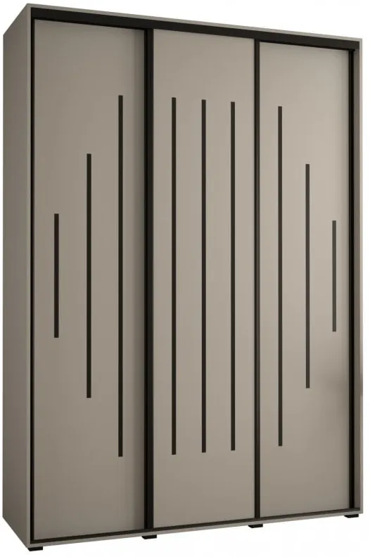 Skriňa s posuvnými dverami vysoká Dakota 12 180 hĺbka 45 cm výška 235,2 cm