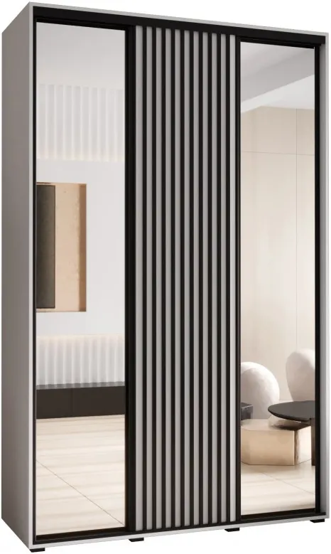 Szafa przesuwna z lustrem Lanko 2 150 45 cm głębokości
