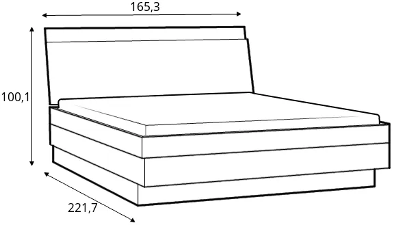Posteľ 160 Monaco