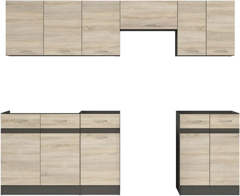 Komplet kuchenny Junona Line 240 cm z blatem