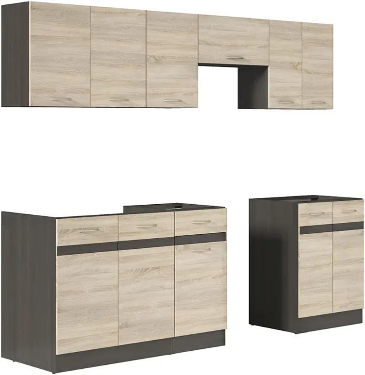 Komplet kuchenny Junona Line 240 cm z blatem