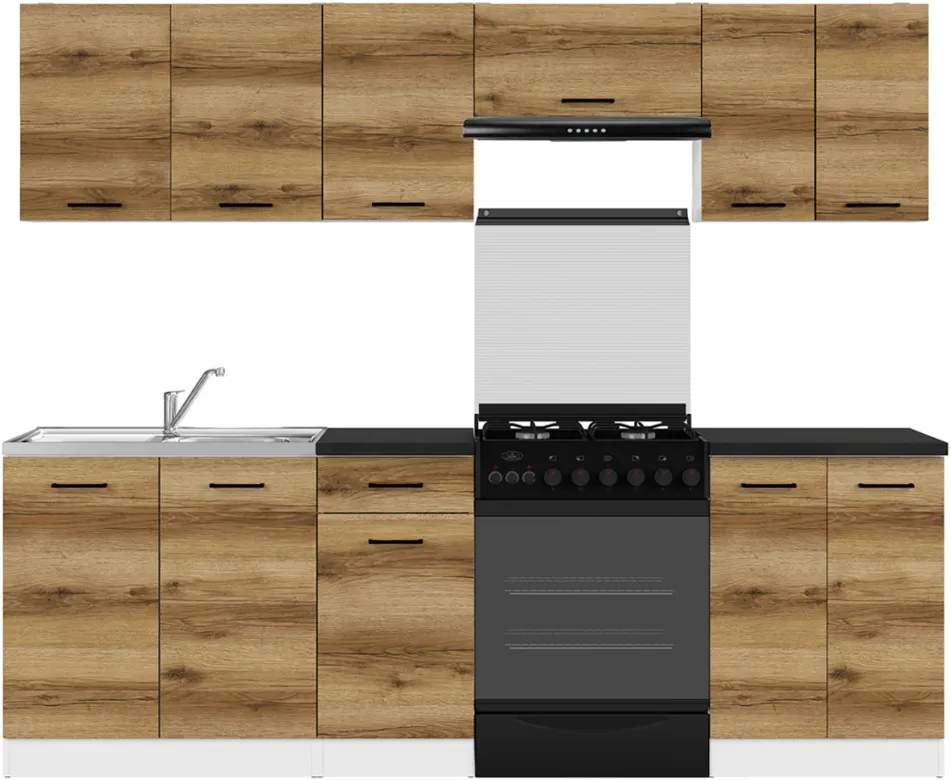 Kuchyňská linka Junona Line 240 cm s pracovní deskou