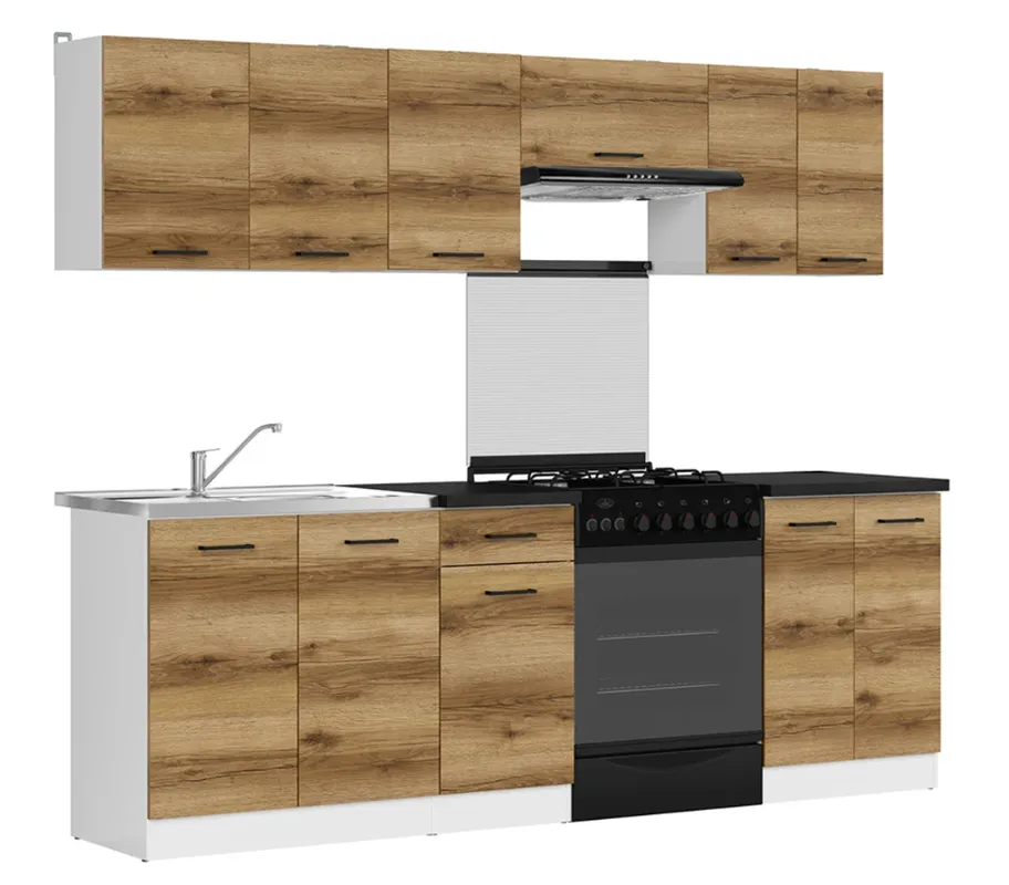 Kuchyňská linka Junona Line 240 cm s pracovní deskou