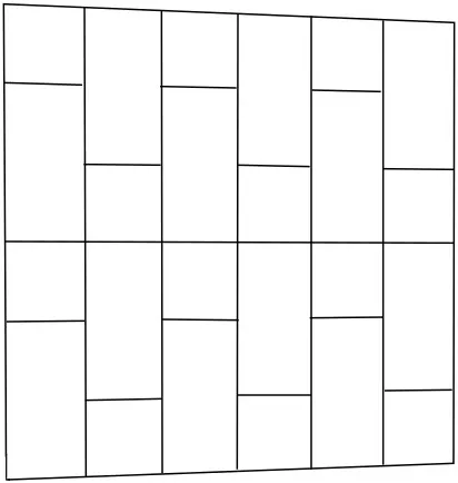 Sada čalouněných panelů Quadratta 180x180 cm