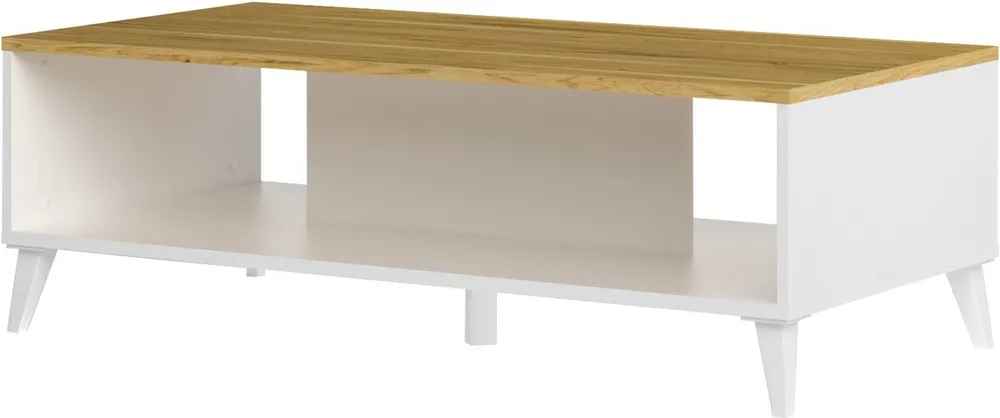 Praktický konferenční stolek s policí do obývacího pokoje Barris