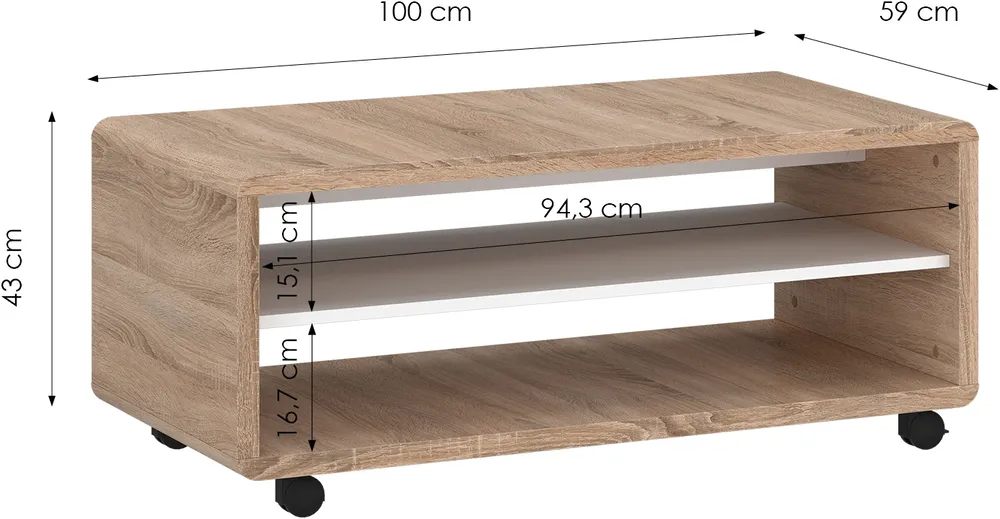 Konferenční stolek Roll Box