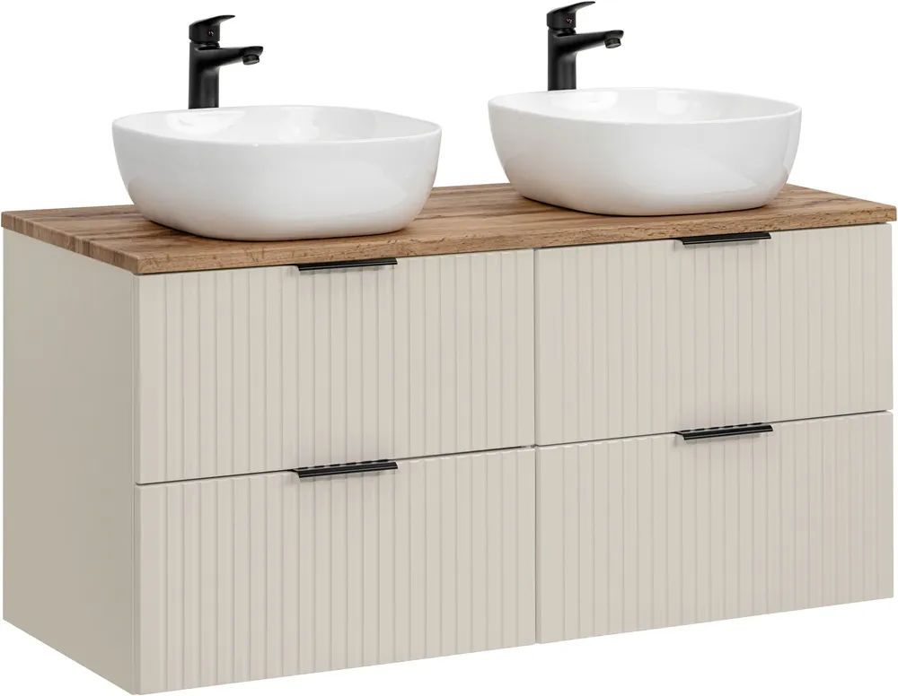 Koupelnový nábytkový set Adel Cashmere s umyvadly na desku stolu