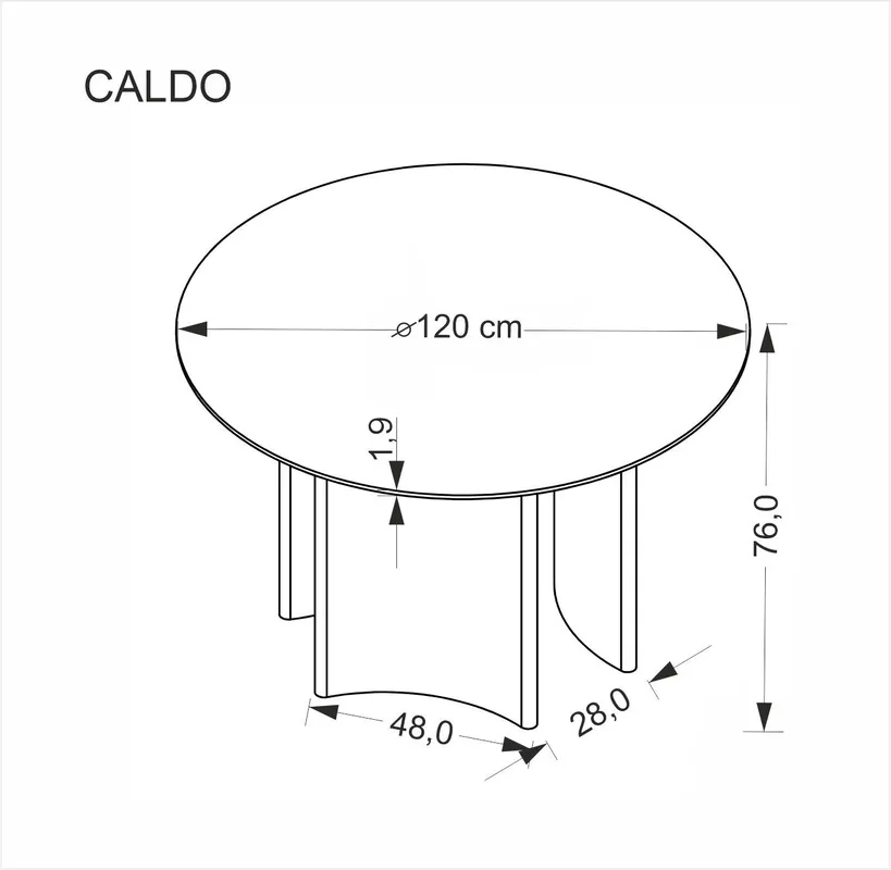 Stół Caldo