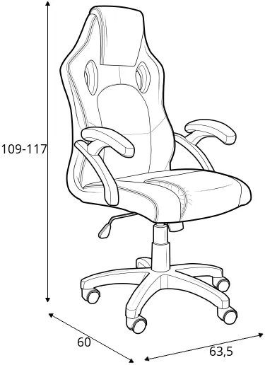 Otočné křeslo Dynamiq V7