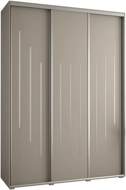 Szafa przesuwna wysoka Dakota 8 180 głębokość 60 cm wysokość 235,2 cm